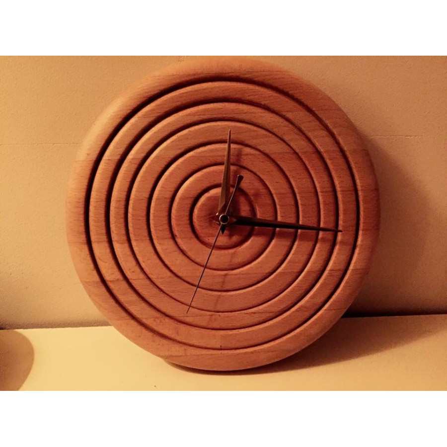 Wood On Craft Clock